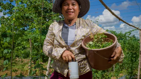 Woman Farmer Portrait