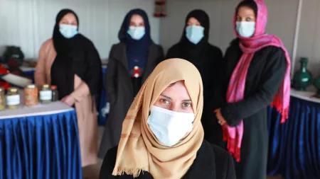 Leaders of Women's Association in Afghanistan