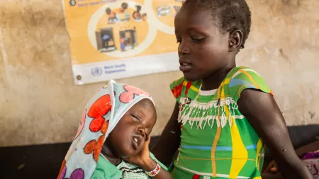 Children at the hospital in South Susan