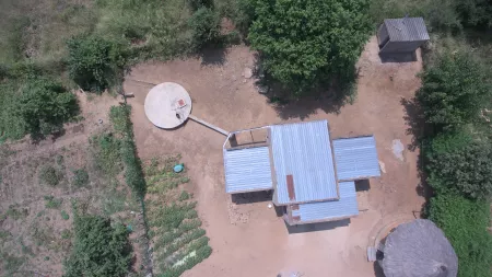 Water tank in Zimbabwe