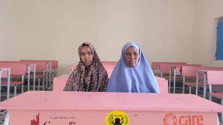 Hamdi Suleman, 14, is one of the recipients of CARE's scholarship in a primary school in Somalia
