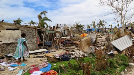 Vanuatu_Neighbourhood ruined by cyclone