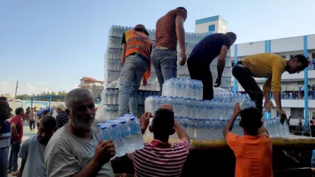 Water Distribution in Gaza