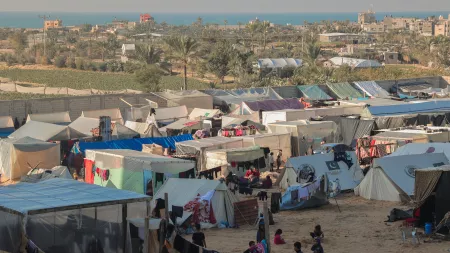 Tents in Rafah
