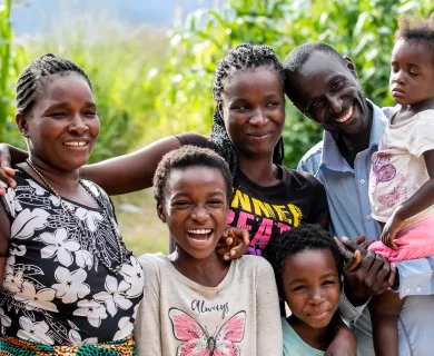 Family in Zambia