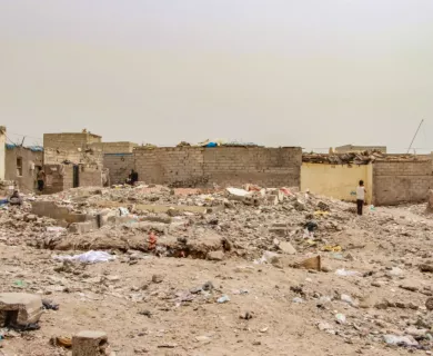 Yemen_Neighbourhood in rubble