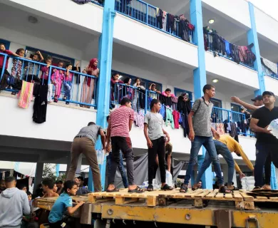 distribution of water in school