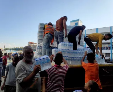 Water Distribution in Gaza