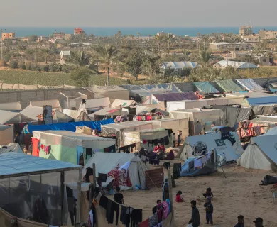 Tents in Rafah